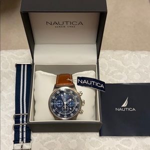 Nautica chronograph watch.